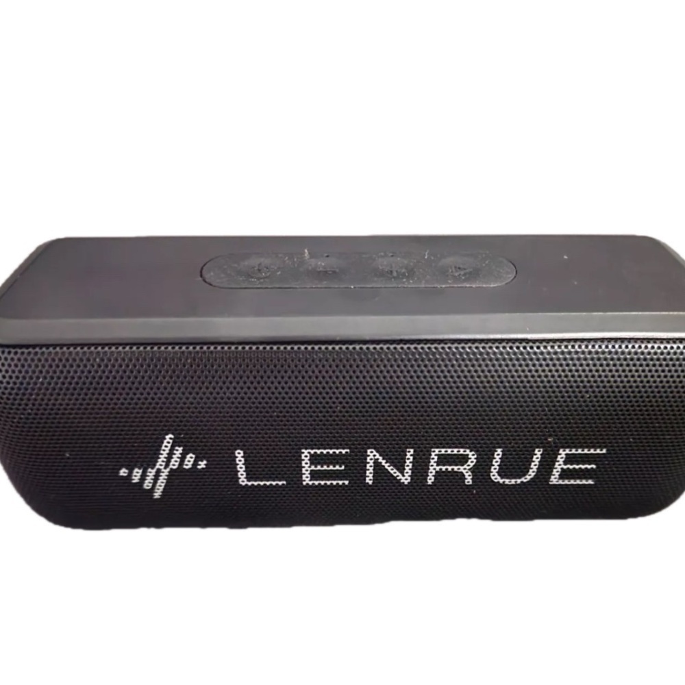 Lenrue Portable Gray Speaker Sleek Design